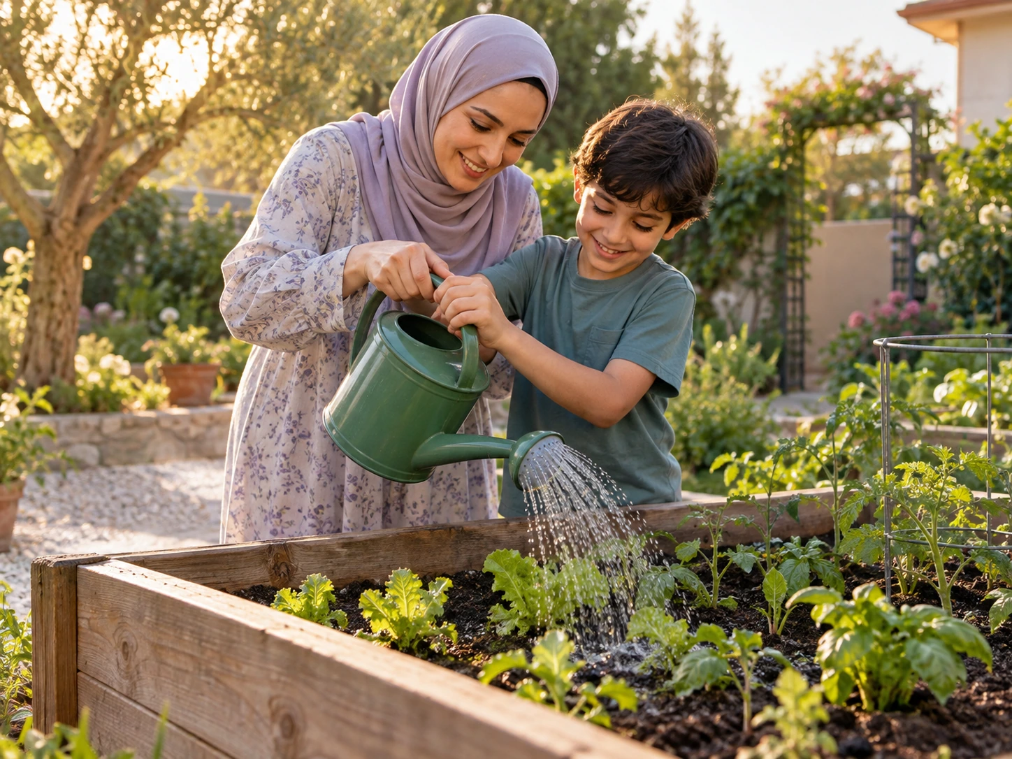 Illustrative family activity: A little care every day.